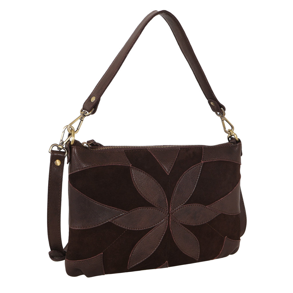 Stevie Suede Leather Crossbody Bag - Image 3
