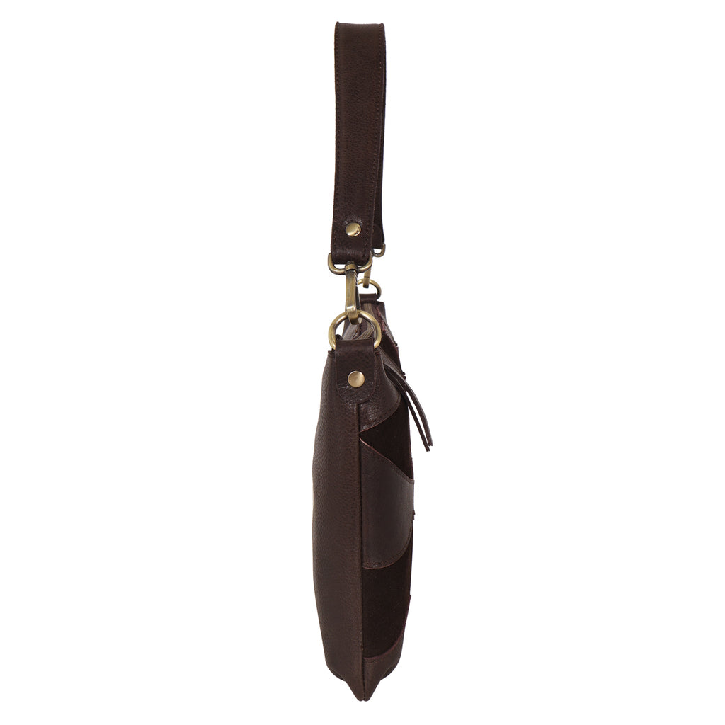 Stevie Suede Leather Crossbody Bag - Image 4