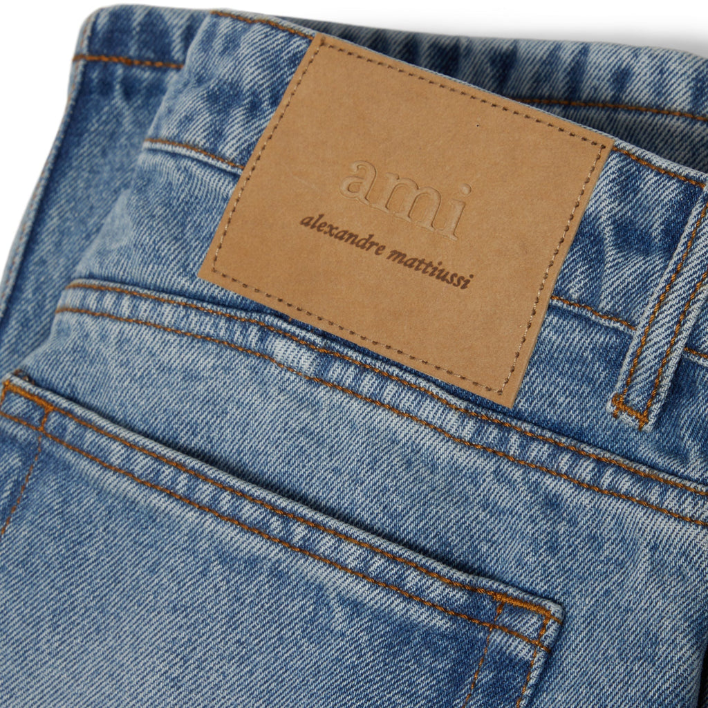 AMI Paris Classic Fit Jeans (Used blue) - Image 4