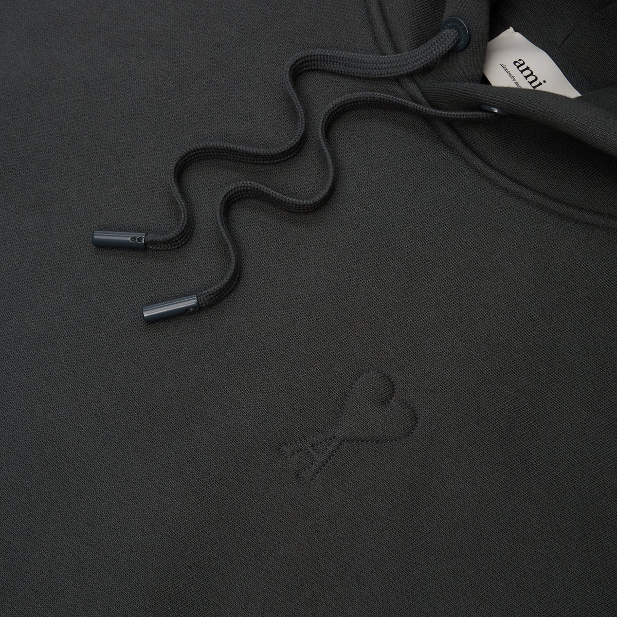 AMI Paris ADC-Hoodie Big ADC (Anthracite) - Image 5