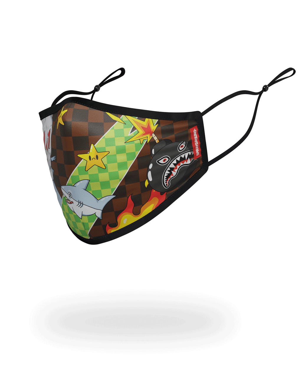Wtf Thunder Shark Face Mask - Image 3