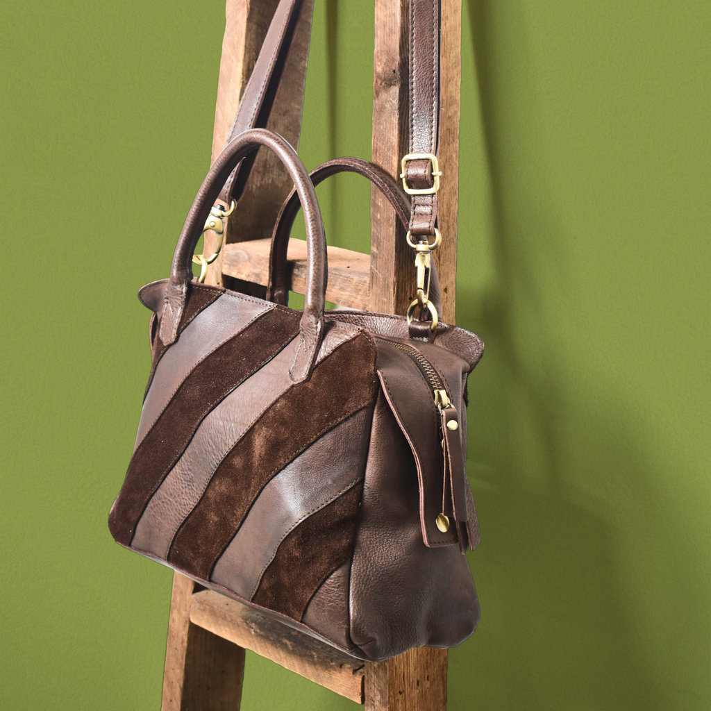 James Suede Leather Crossbody Bag - Image 16