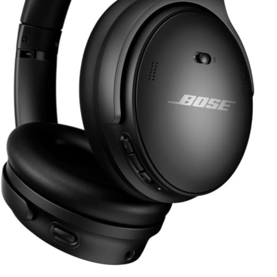 Bose QuietComfort 45 Wireless Noise Cancelling Over-the-Ear Headphones – Black – 866724-0100 - Image 3