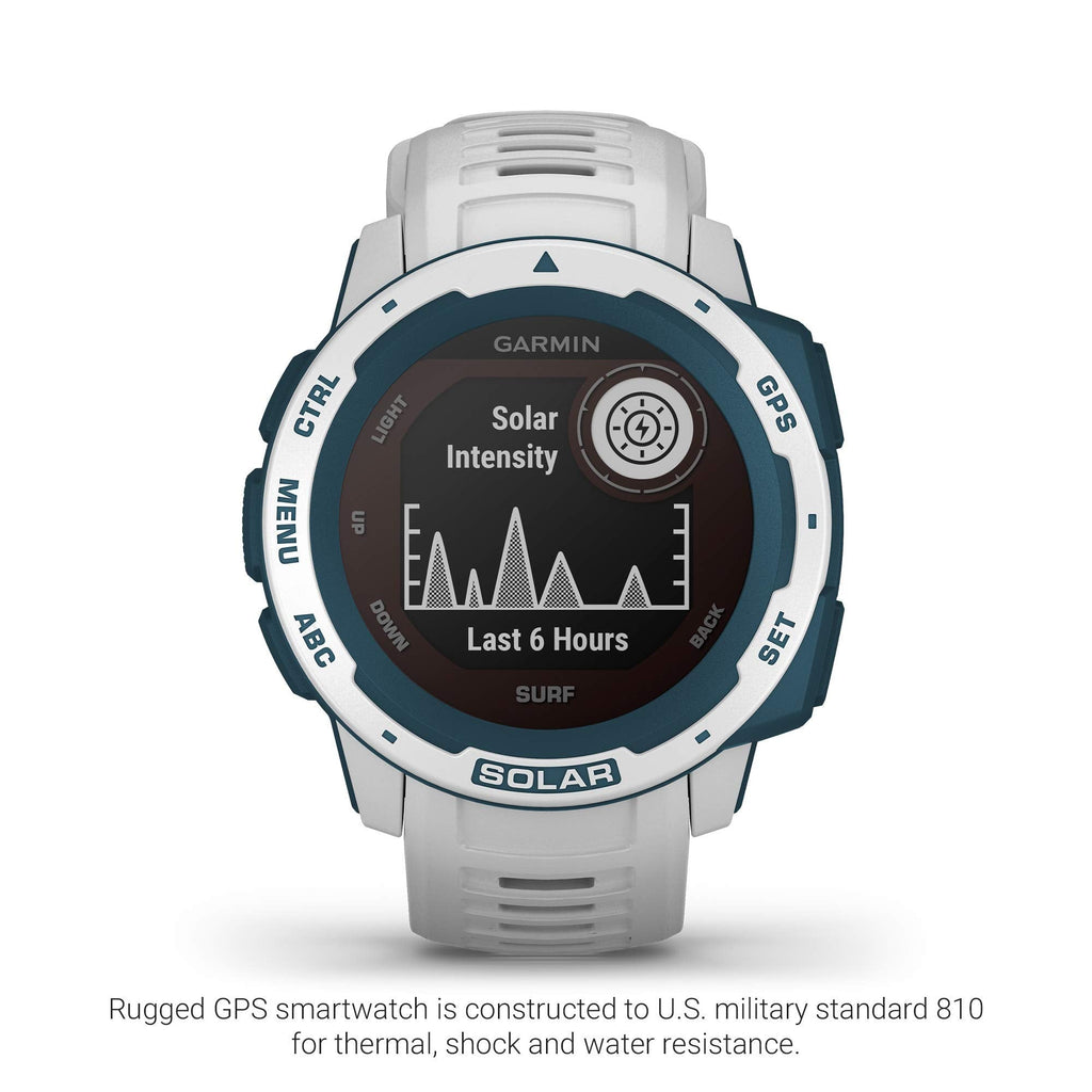 Garmin Instinct Solar Surf Edition GPS Smartwatch (Cloudbreak) - 010-02293-18 - Image 2
