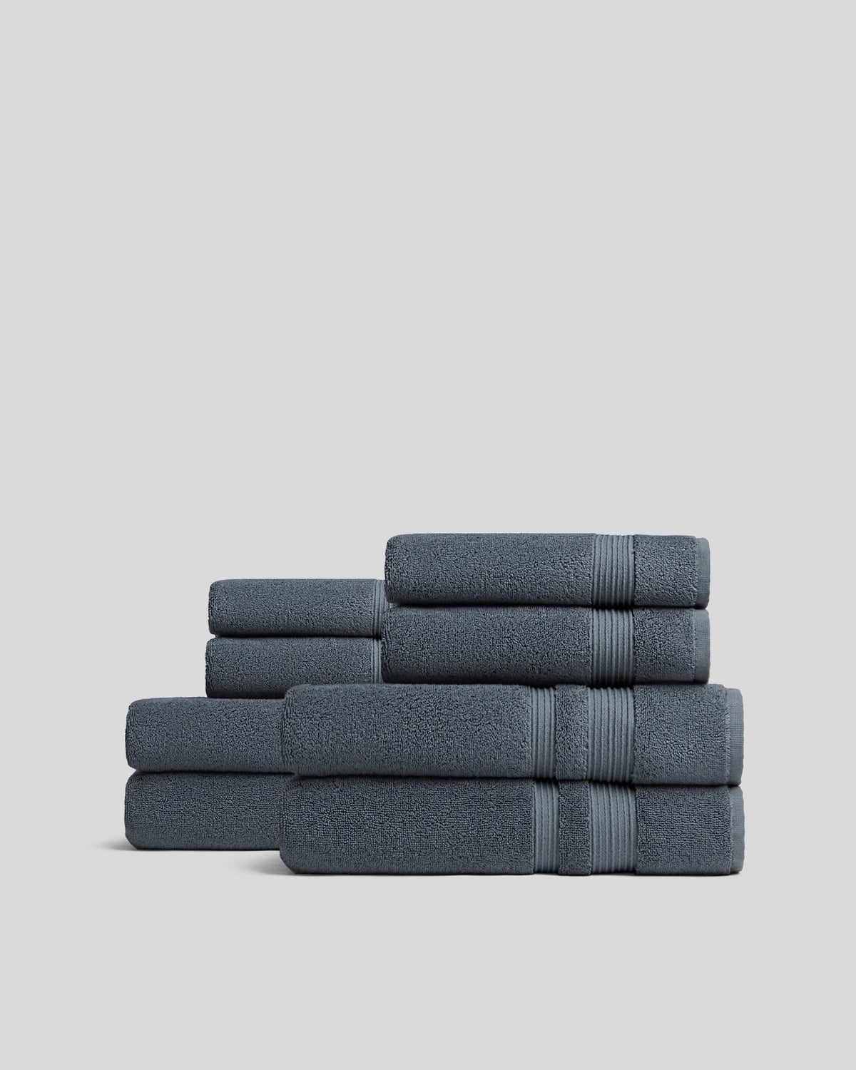 4+4 Classic Turkish Cotton Bath Bundle - Dusk