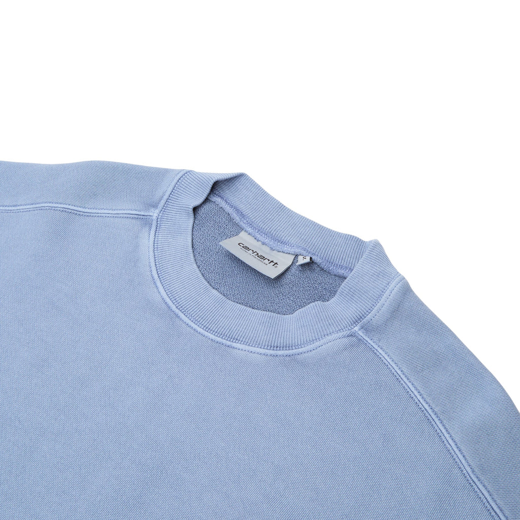Carhartt WIP Nelson Sweat (Gentle Blue (Garment Dyed)) - Image 3