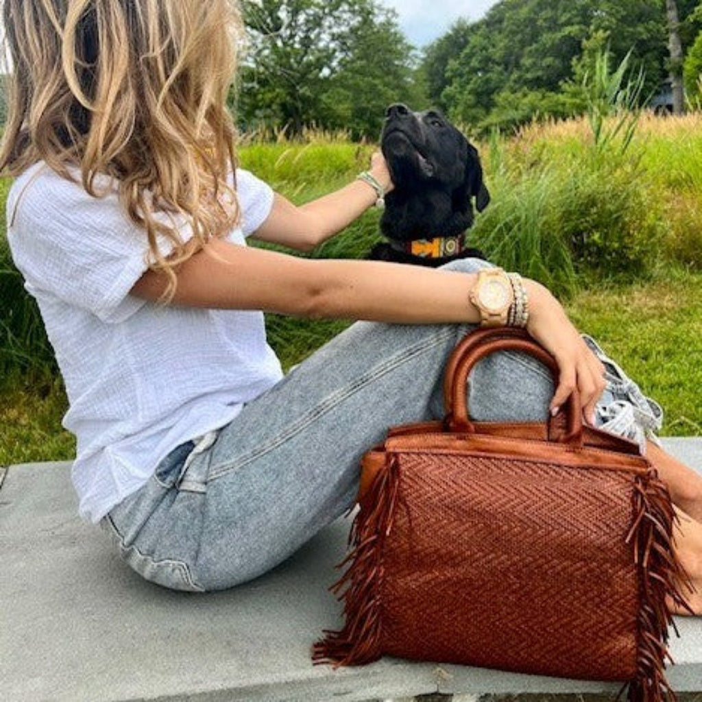 Grit Leather Crossbody Bag - Image 3