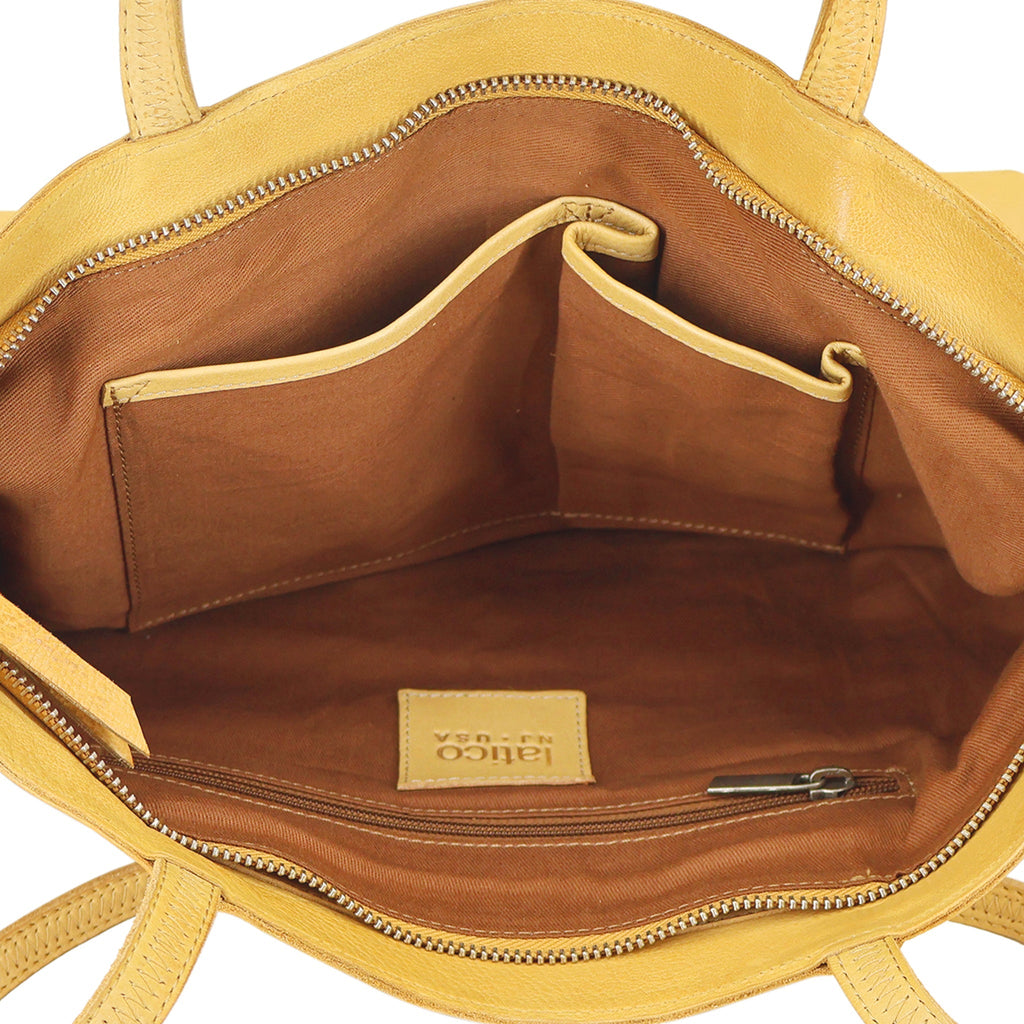 Margot Leather Tote Bag - Image 2