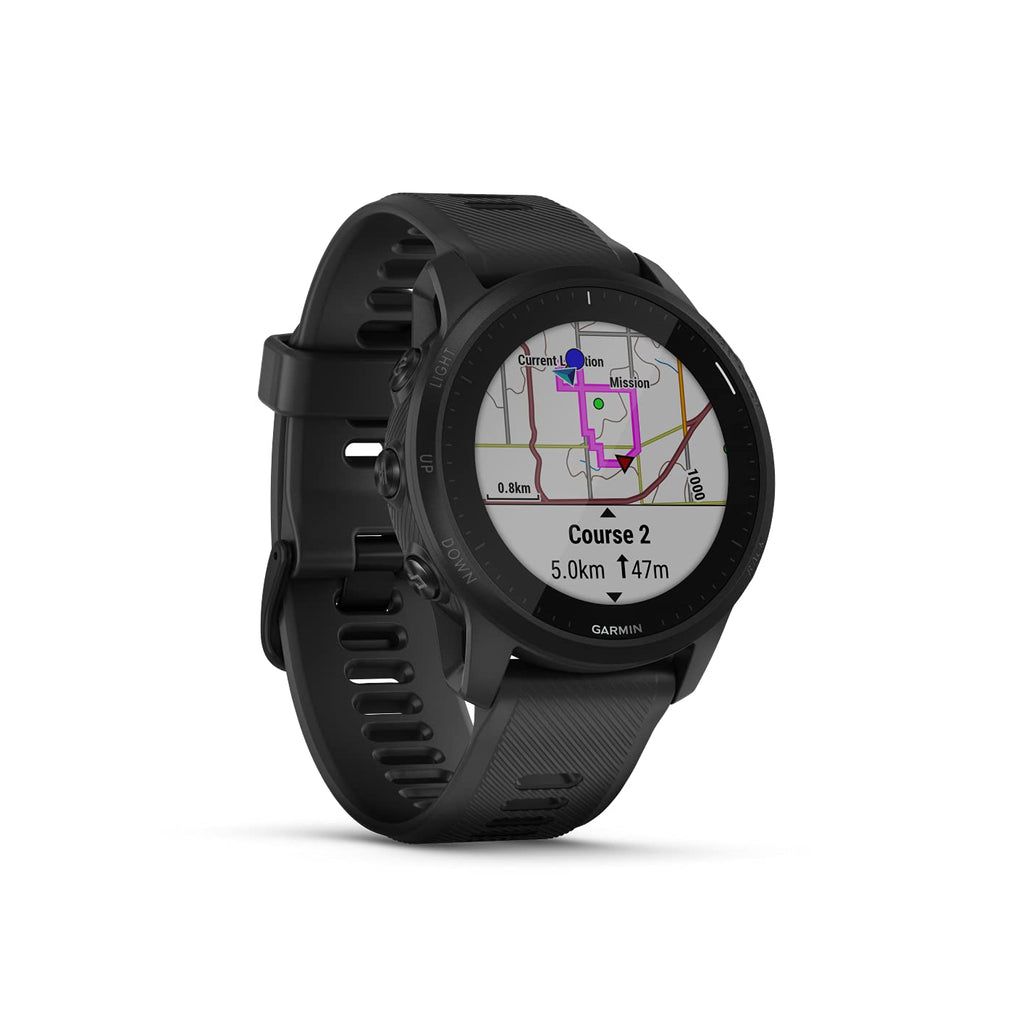 Garmin Forerunner 945 LTE Smartwatch 44mm Black Case w/ Black Silicone Band - 010-02383-00 - Image 5
