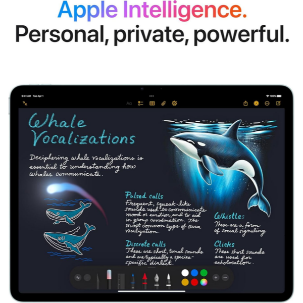 iPad Air 11" (M2, 2024) 1TB - Blue (Wi-Fi) - Image 3