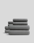 4+4 Organic Plush Bath Bundle - Pebble
