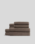 4+4 Soft Rib Bath Bundle - Warm Grey