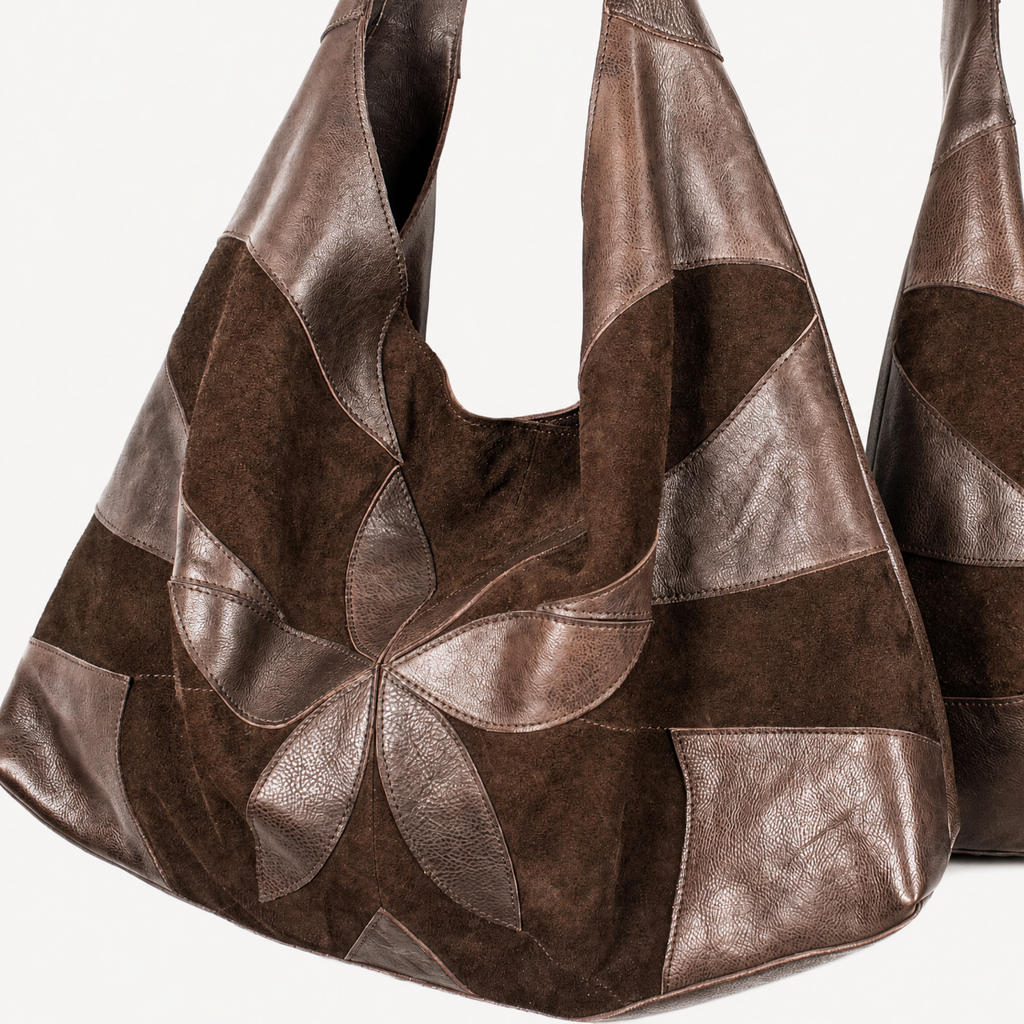 Lindsey Suede Leather Tote Bag - Image 7
