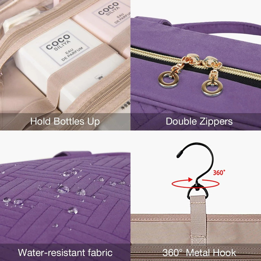 Bonchemin Purple The Space Saver Toiletry Bag - Image 4
