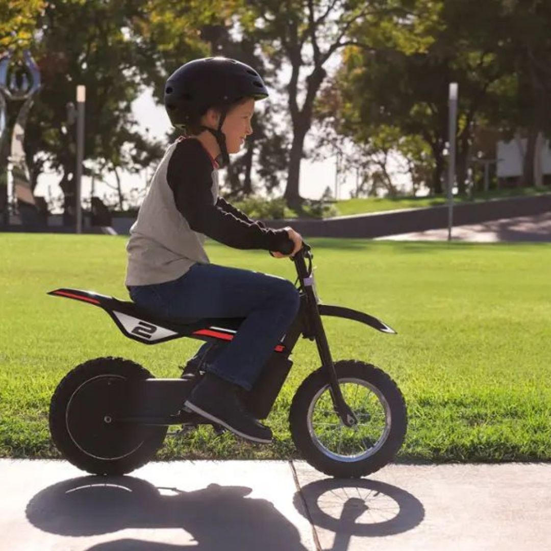Razor - MX125 Dirt Rocket eBike w/ 5.3 Miles Max Operating Range and 8 mph Max Speed - Blue - 15118244 - Image 6