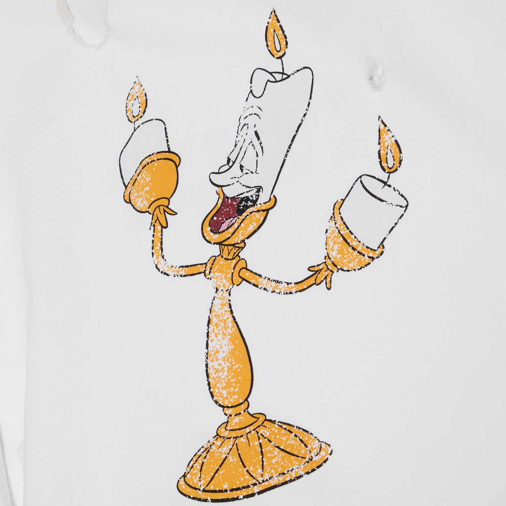 COPERNI x Disney Burned By You Before Boxy T-Shirt (White) - Image 4