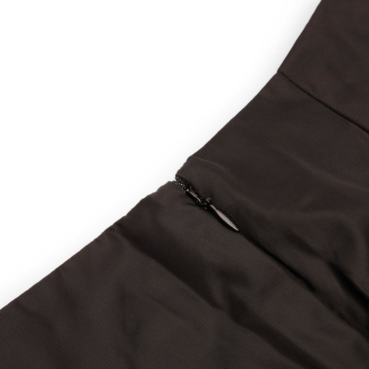 GANNI Duchesse Nylon Mini Skirt (Black) - Image 3