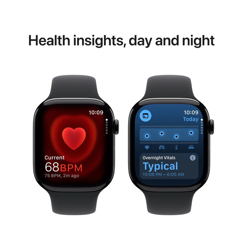 Apple Watch Series 10 GPS + Cellular 46mm Aluminum Case with Black Sport Band - MWY43LW/A - Image 5