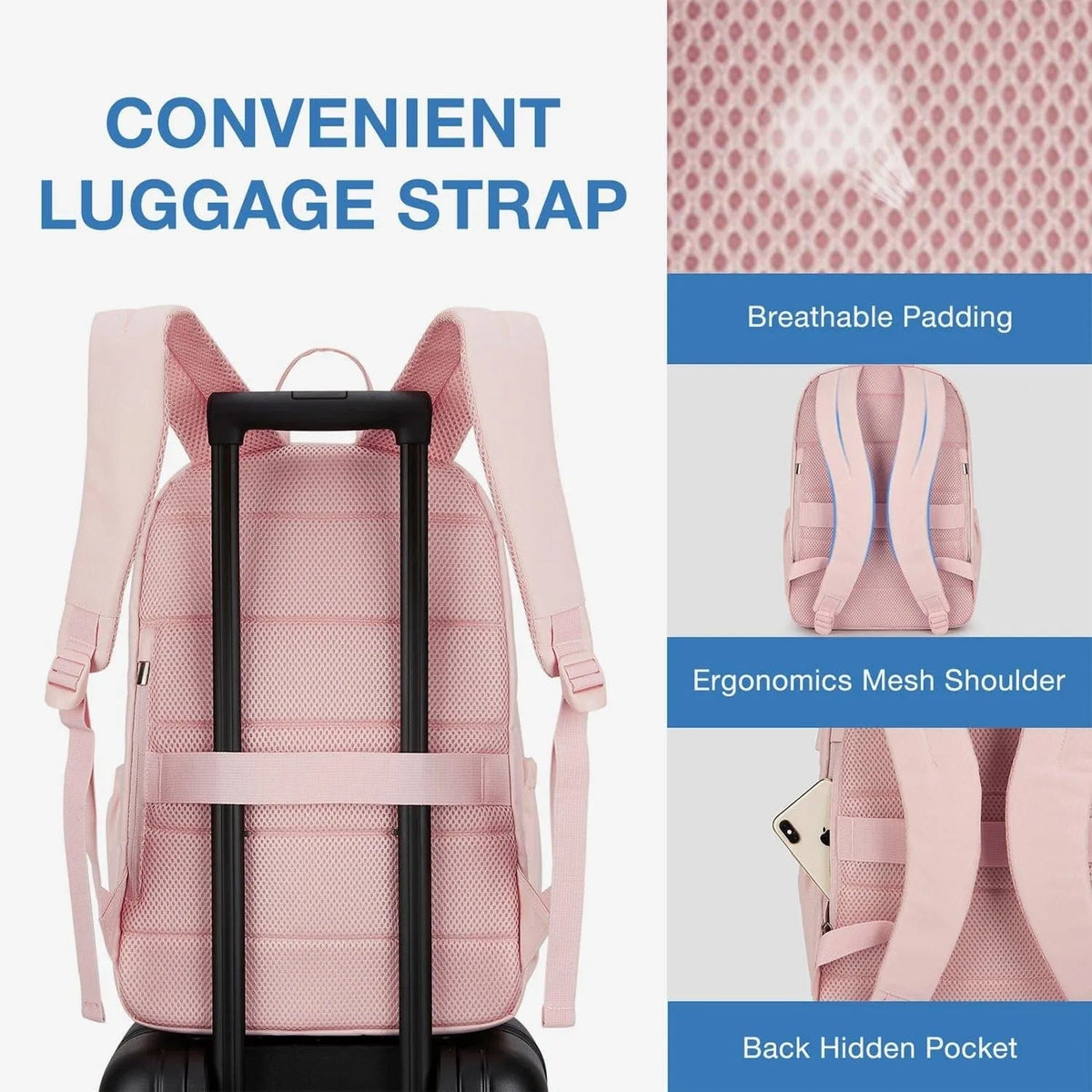 Bonchemin 15.6 inch Laptop Backpacks - Image 74