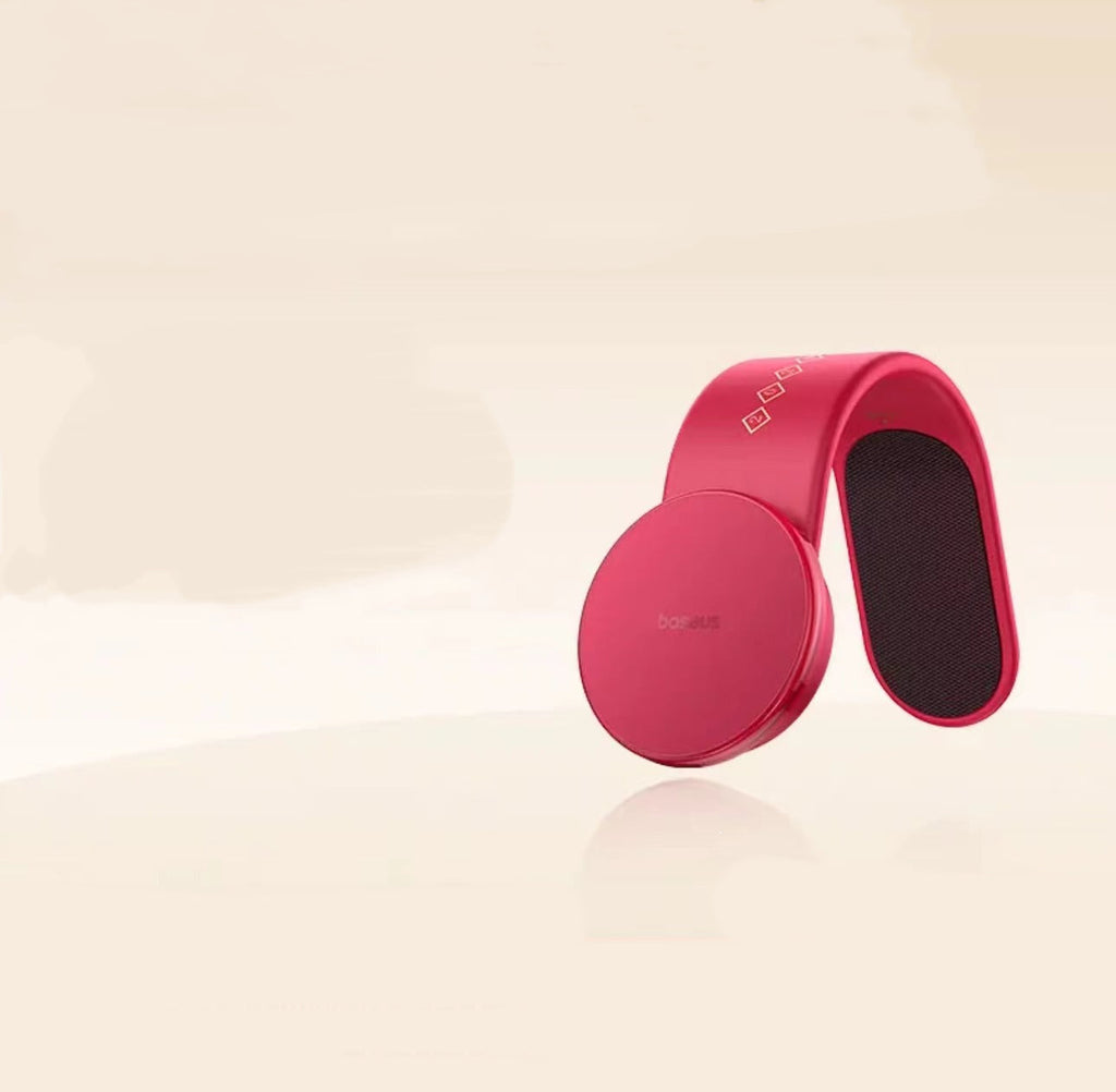 Magnetic Bendable 15W Wireless Car Phone Holder - Red