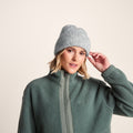 Abby Knit Hat - Ice Grey Marl