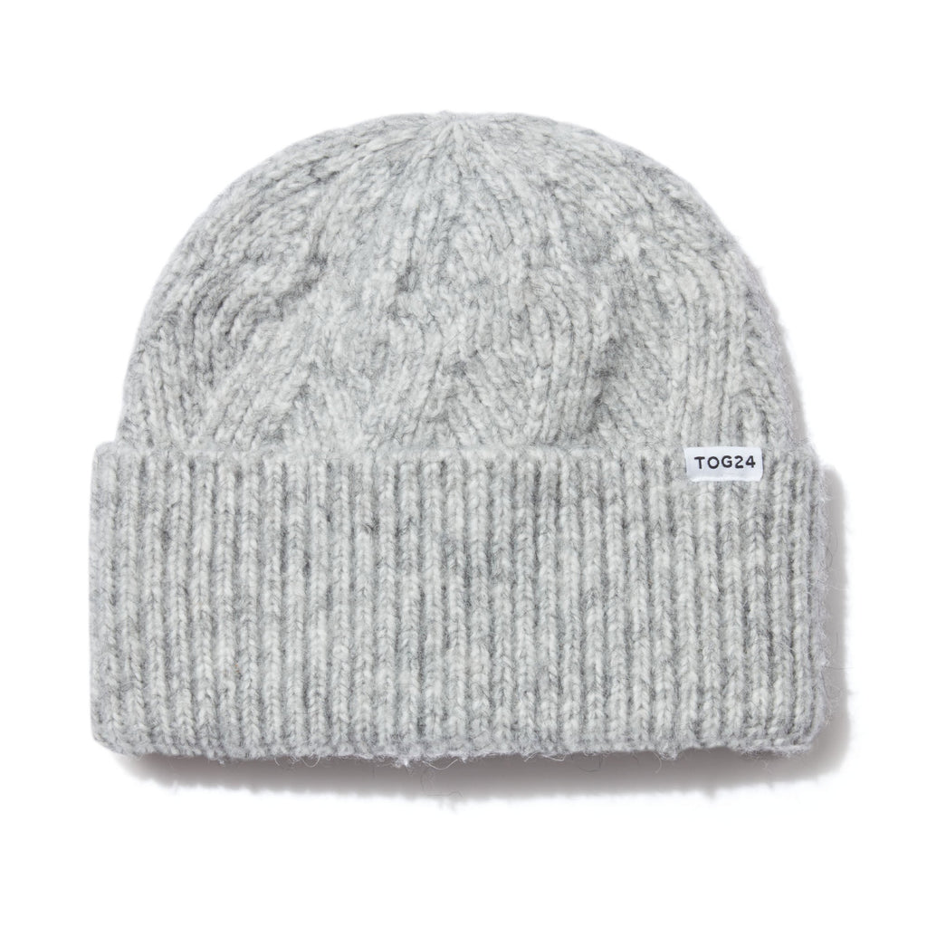 Abby Knit Hat - Ice Grey Marl - Image 3