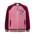 Aberfield Shaun the Sheep Kids Sherpa Varsity Bomber Jacket - Candy Floss/Beetroot Red - Image 8