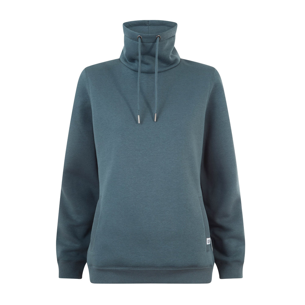 Abigail Womens Supersoft Funnel Neck Sweat - Graphite - Image 7