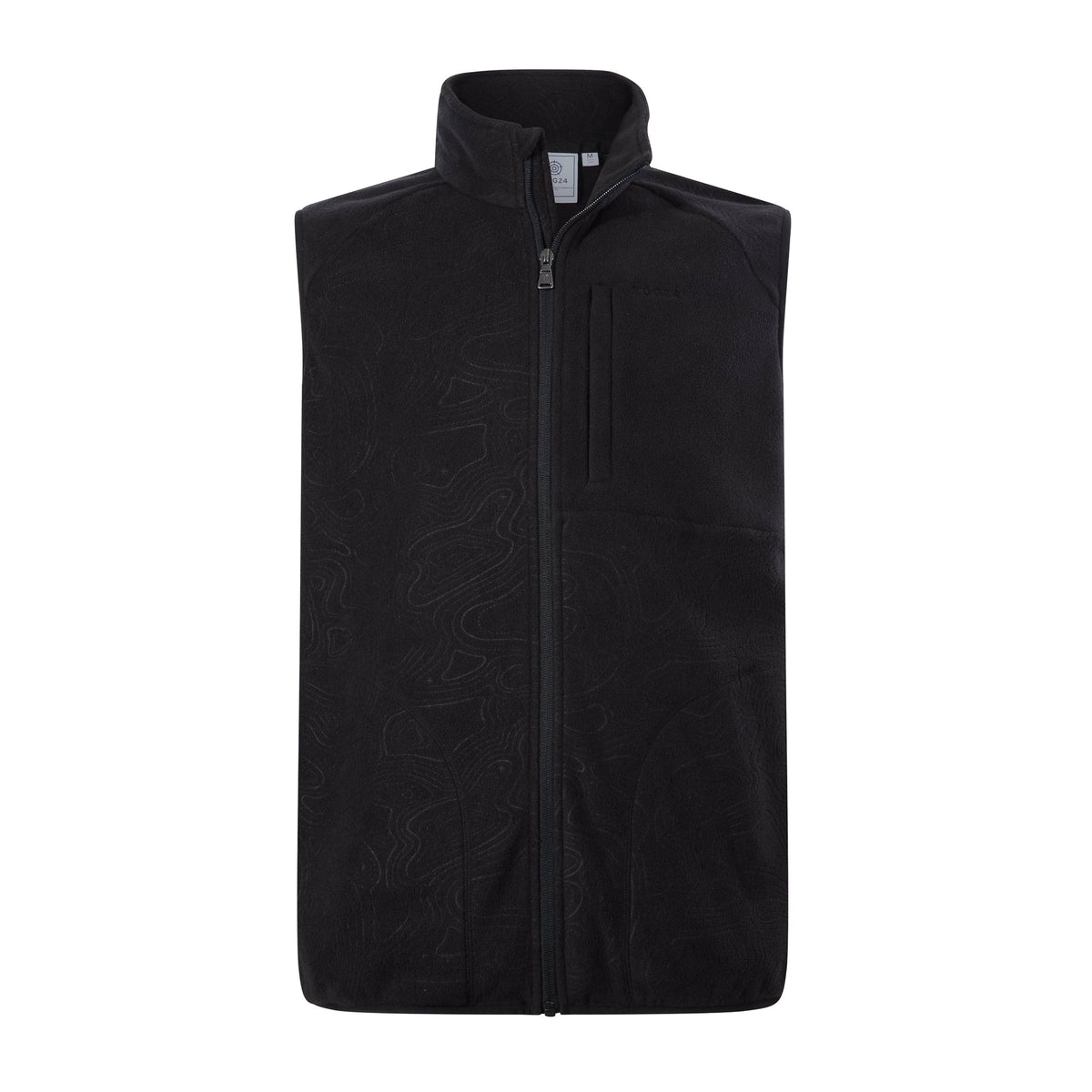 Ainsworth Mens Microfleece Gilet - Terrain Print - Image 8