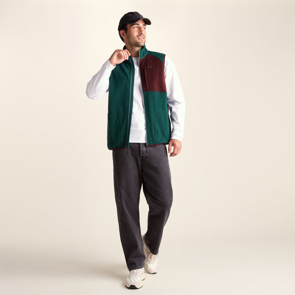 Ainsworth Mens Microfleece Gilet - Midnight Green - Image 2