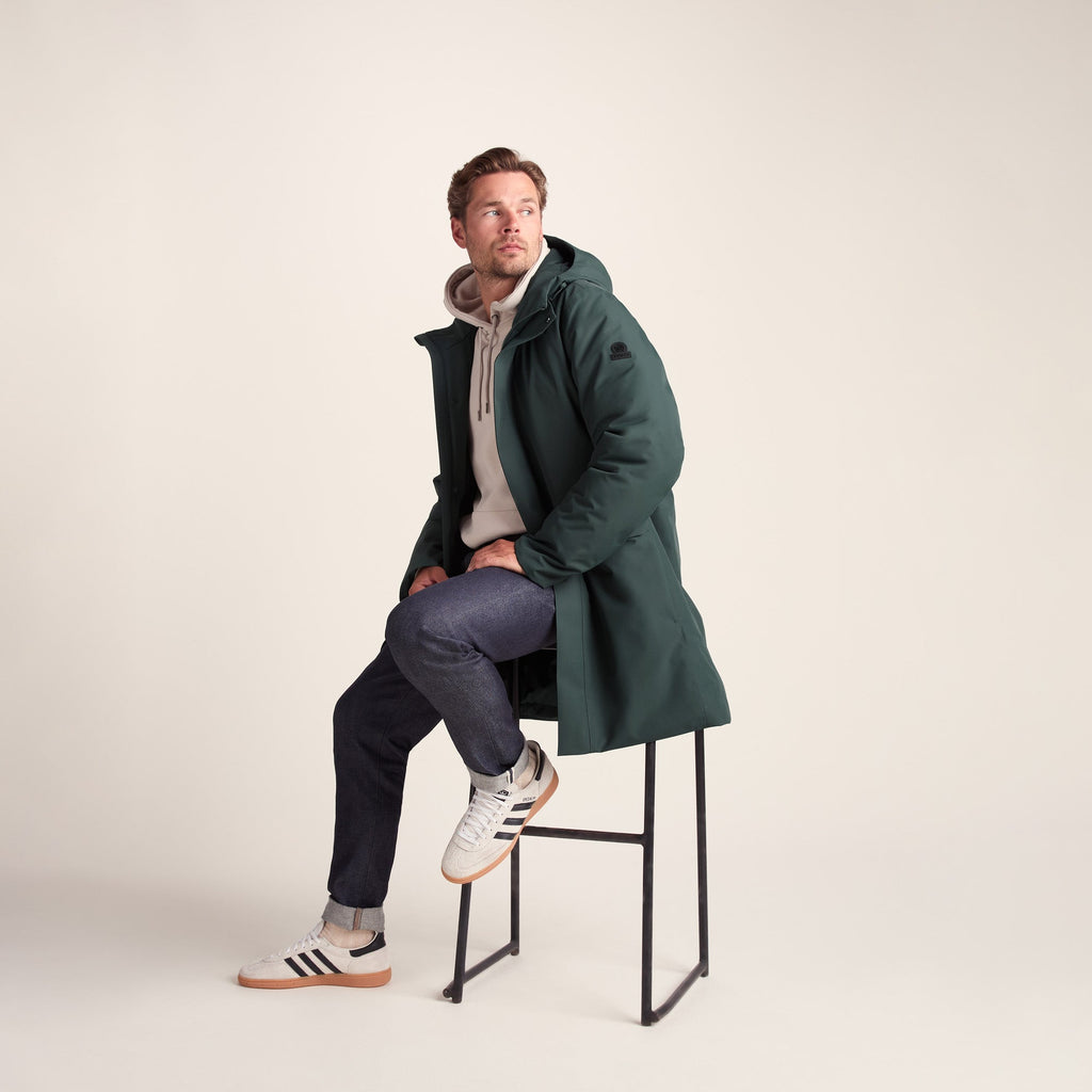Aksel Mens Waterproof Insulated Parka - Racing Green - Image 6