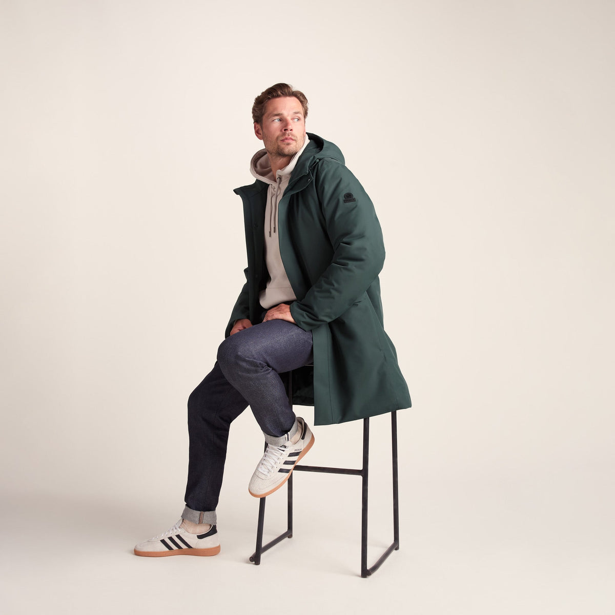 Aksel Mens Waterproof Insulated Parka - Racing Green - Image 6