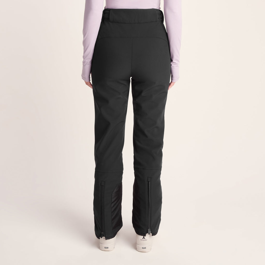Annecy Womens Softshell Salopettes - Black - Image 3