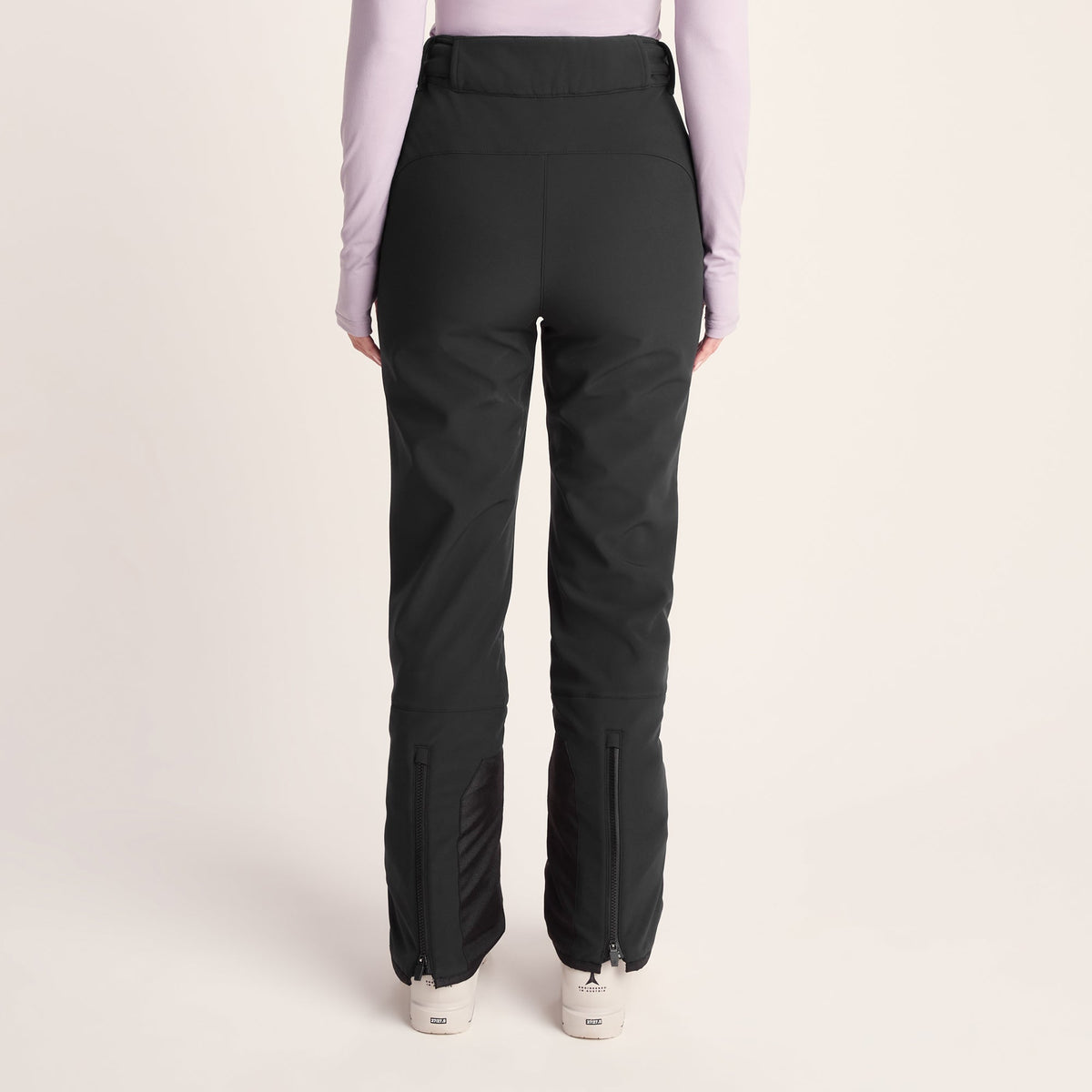 Annecy Womens Softshell Salopettes - Black - Image 3