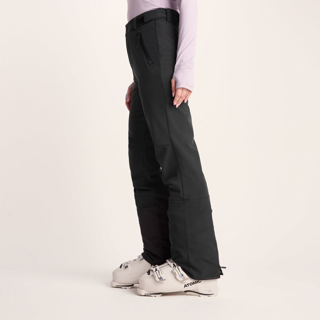 Annecy Womens Softshell Salopettes - Black - Image 4