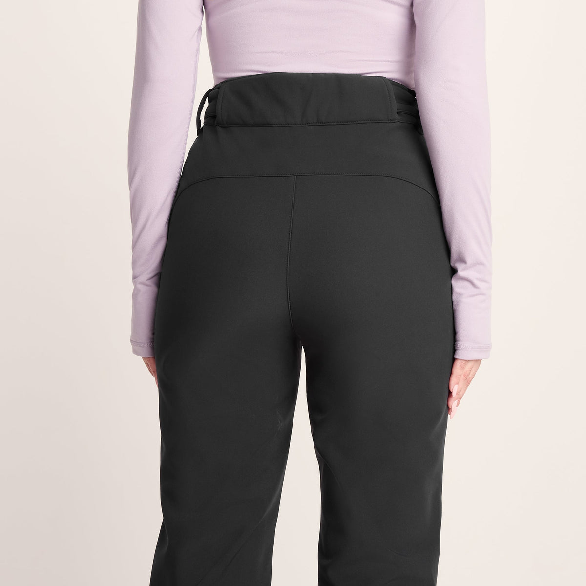 Annecy Womens Softshell Salopettes - Black - Image 5