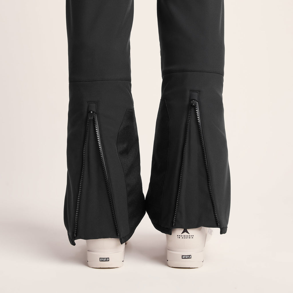 Annecy Womens Softshell Salopettes - Black - Image 6