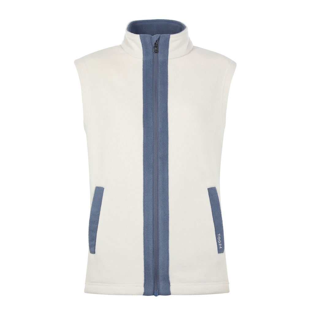 Arrad Womens Relaxed Fit Microfleece Gilet - Vanilla - Image 8