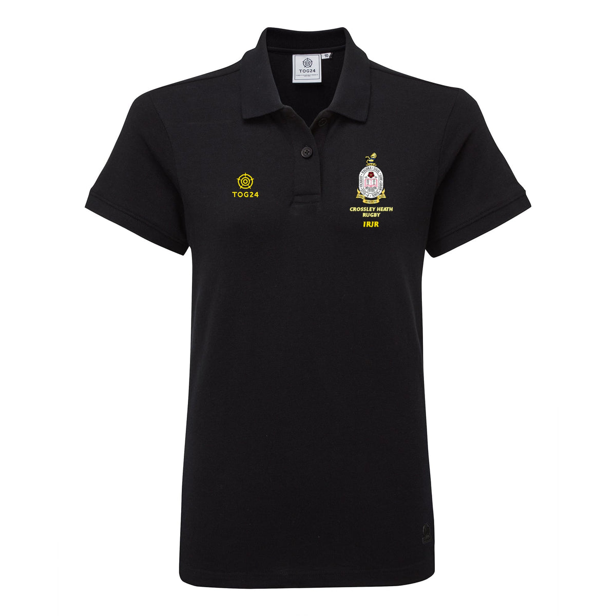 Crossley Heath Womens - Aspley Tech Polo Black - Image 2