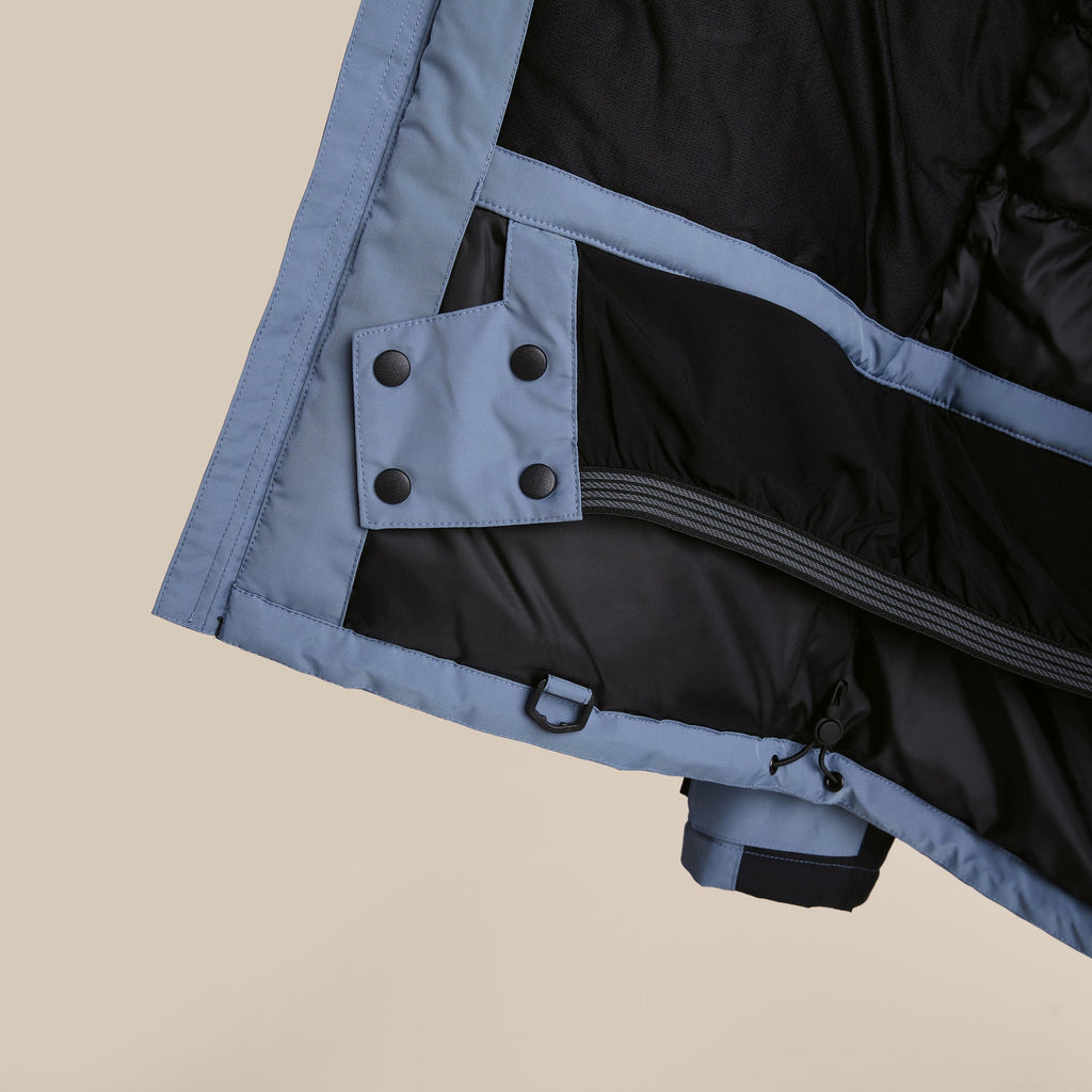 Avoriaz Mens Performance Waterproof Insulated Ski Jacket - Smokey Blue - Image 19
