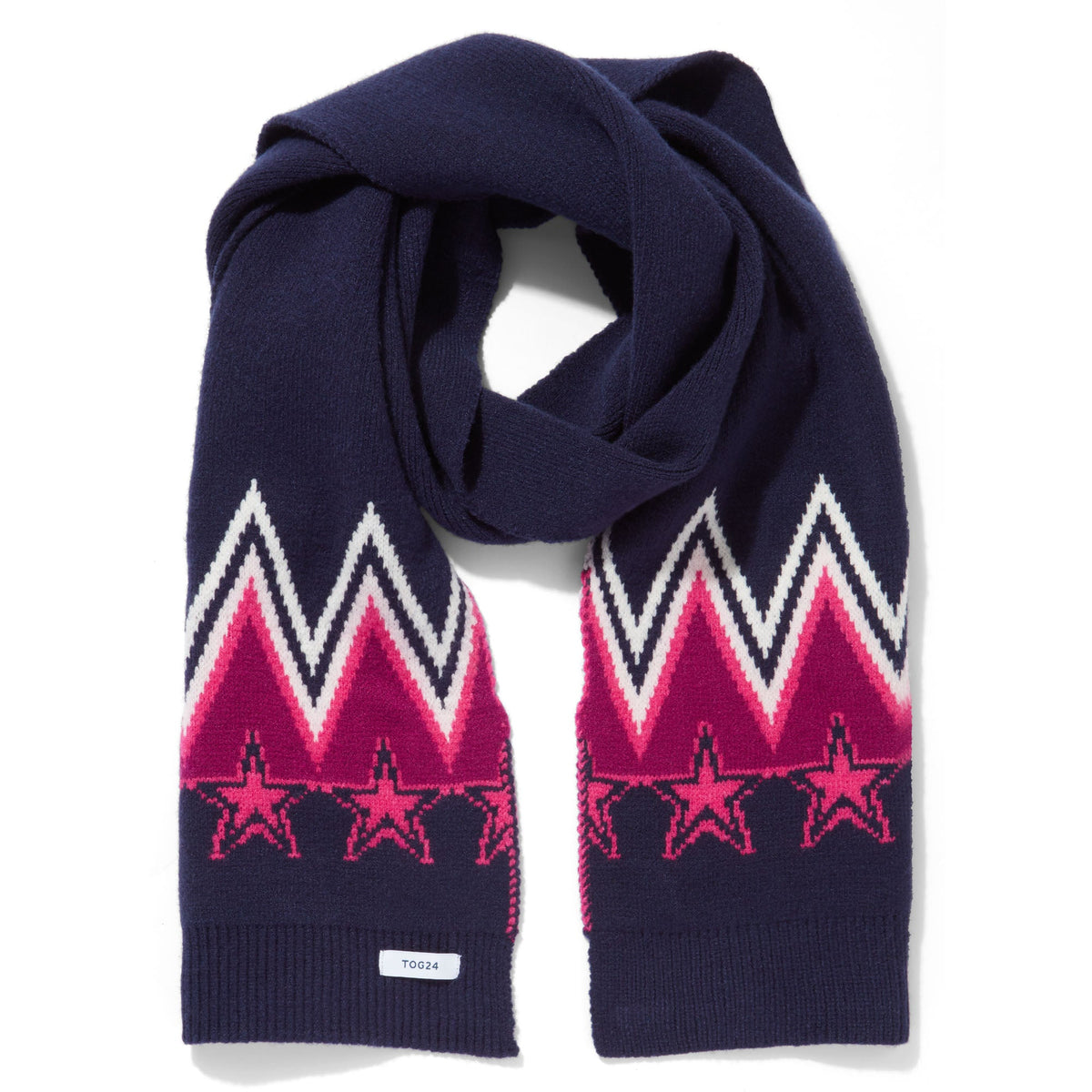 Baindon Knitted Scarf - Starry Night - Image 2