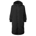 Banton Womens Oversized Shower Resistant Insulated Jacket - Black - Image 9