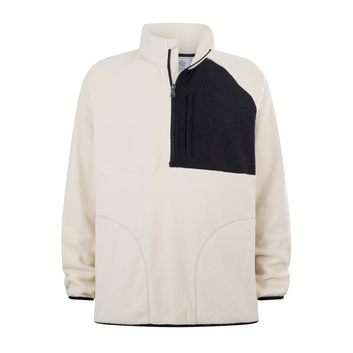 Barker Mens Midweight Microfleece Half Zip Pullover - Buttercream - Image 8
