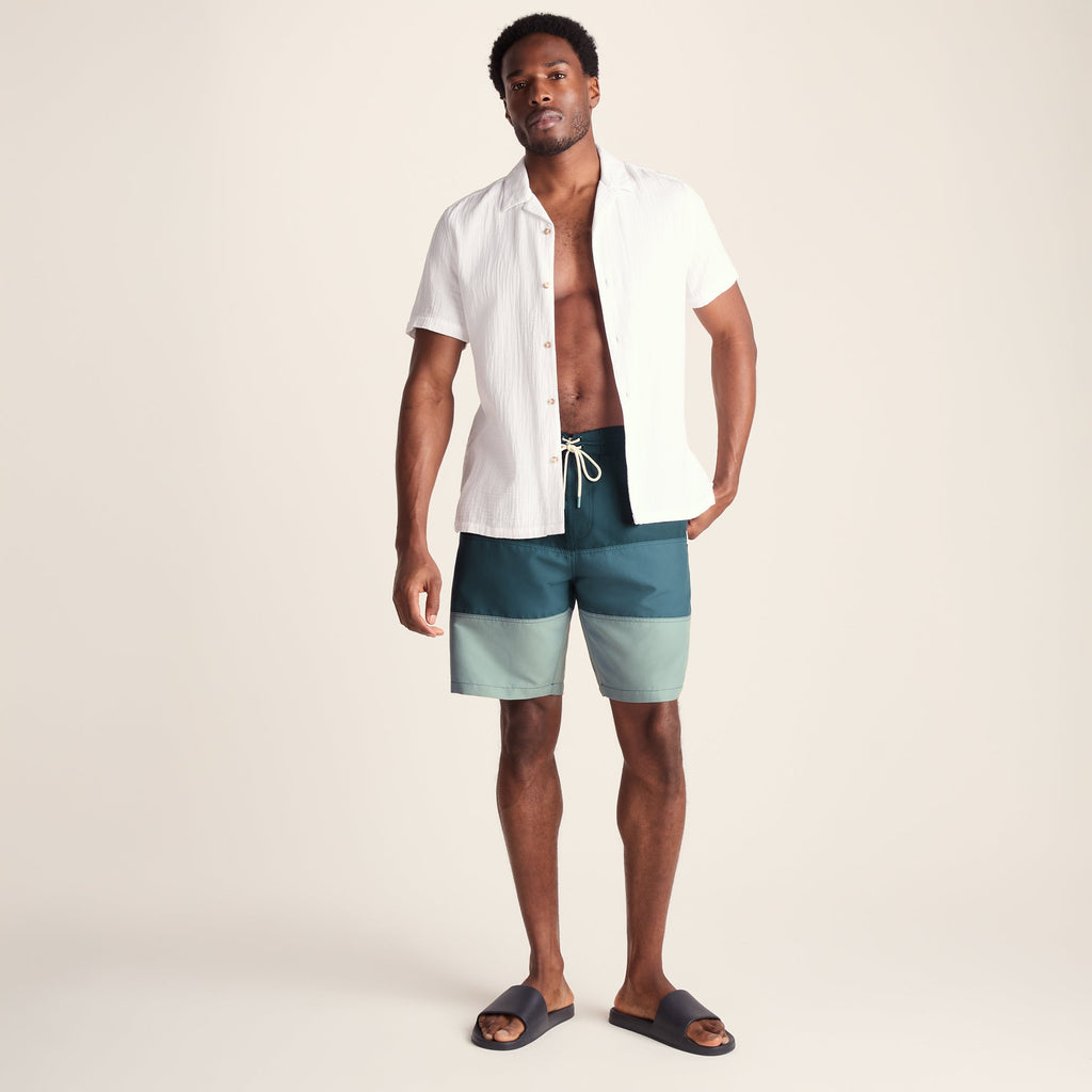 Bendon Mens Swimshorts - Deep Teal/Aegean Teal/Summer Sky - Image 5