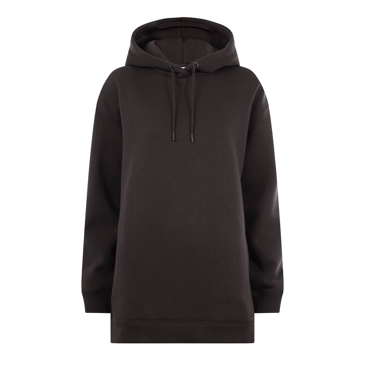 Betty Womens Longline Supersoft Hoody - Chocolate Brown - Image 8