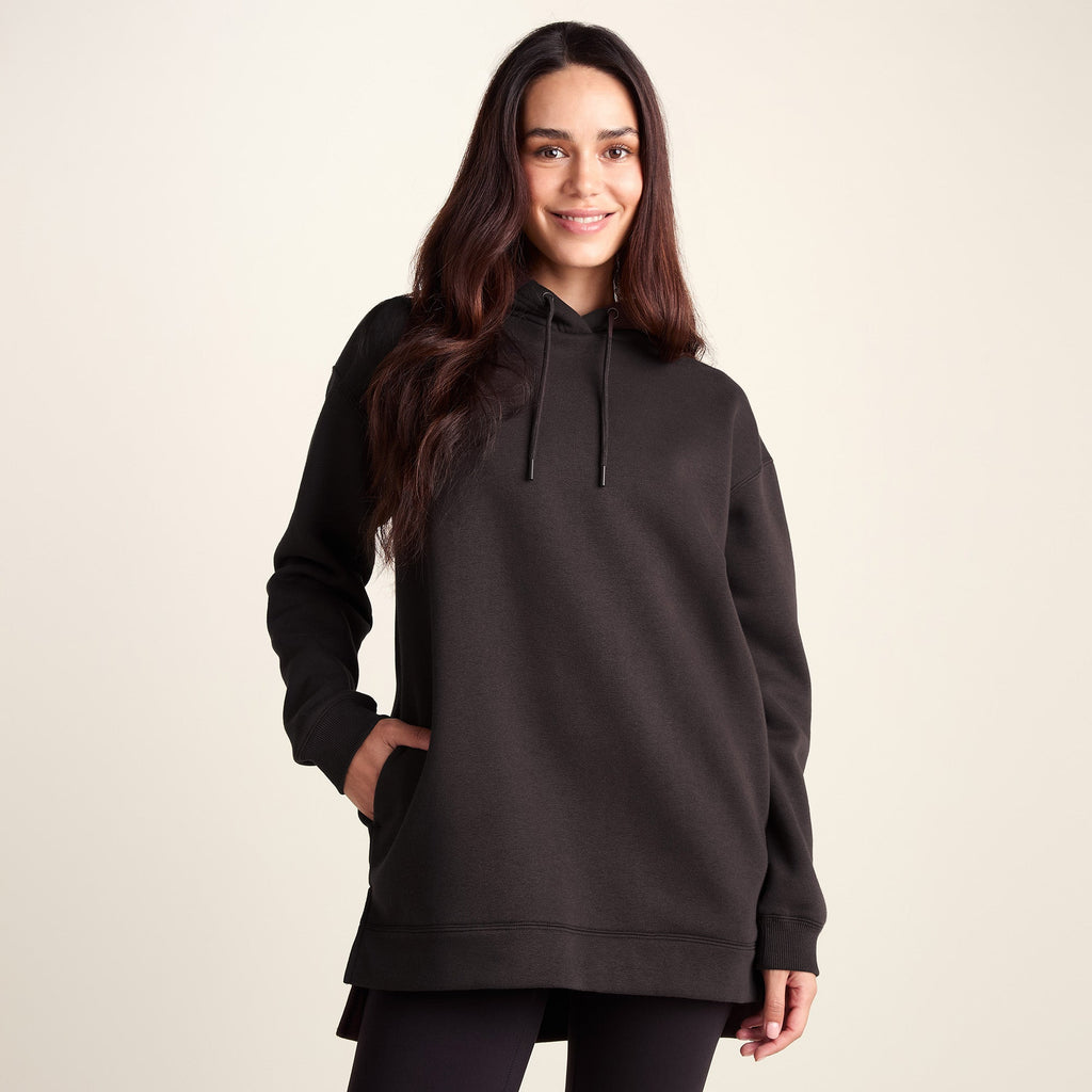 Betty Womens Longline Supersoft Hoody - Chocolate Brown - Image 7