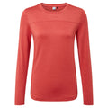 Blakely Womens Long Sleeve Performance Top - Cranberry Marl - Image 9