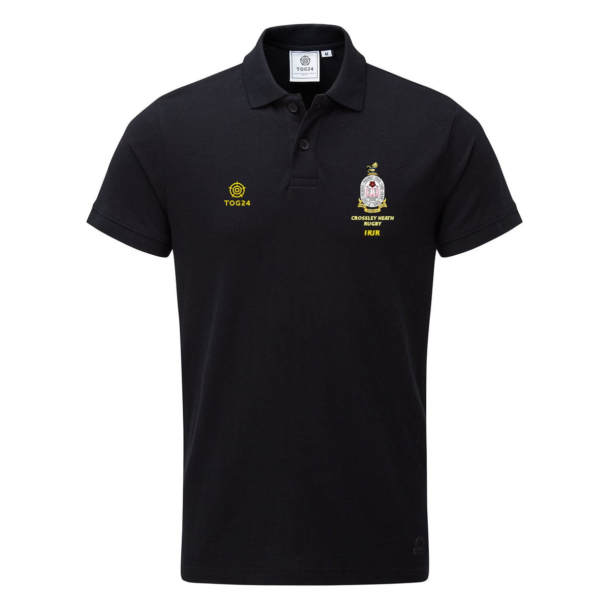 Crossley Heath Mens - Bower Polo Shirt Black - Image 2