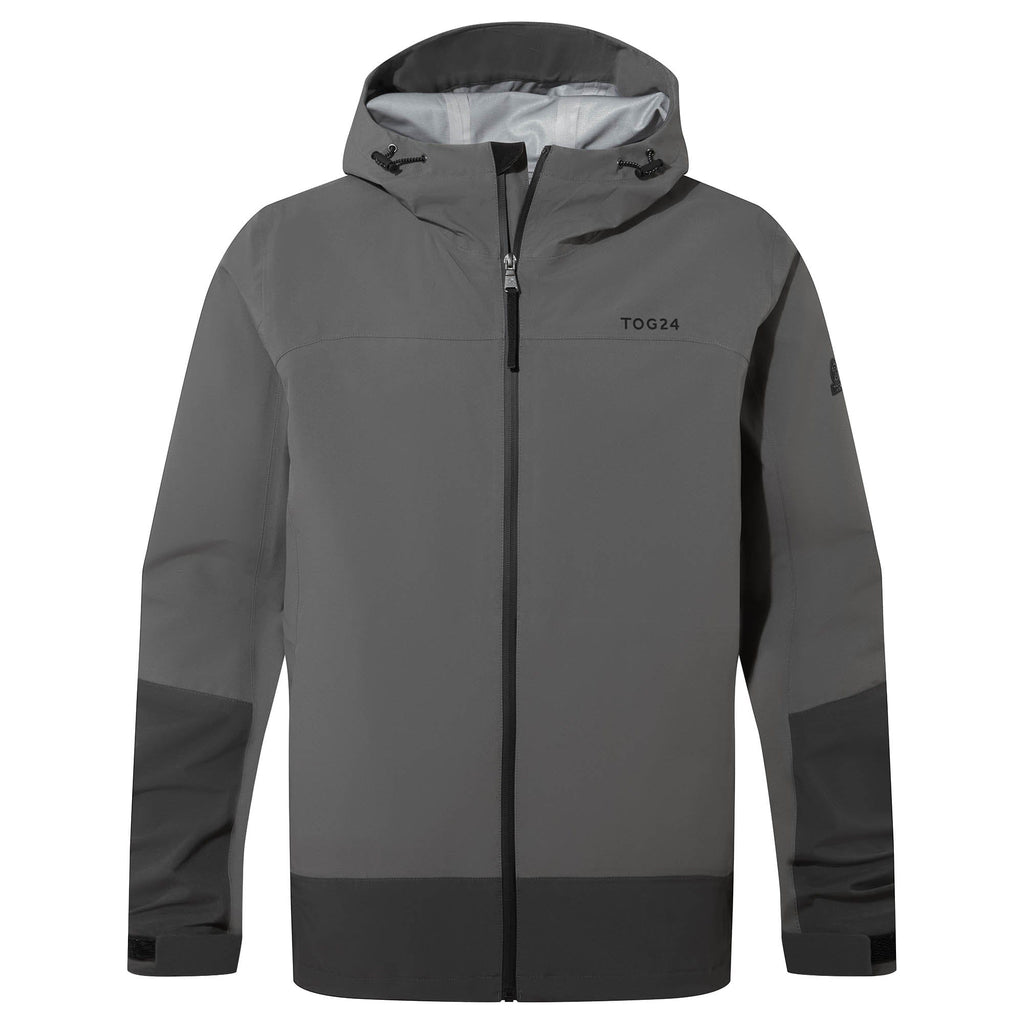Bowston Mens Performance Waterproof Jacket - Soot Grey - Image 8