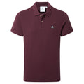 Braunton Mens 100% Cotton Pique Polo Shirt - Deep Port - Image 6